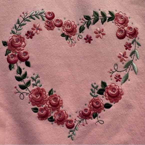 NWT Y2K Grandmacore Embroidered Sweatshirt S - Picture 3 of 4